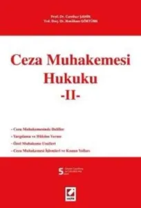 Ceza Muhakemesi Hukuku-II