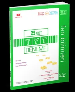 Üç Dört Beş Yayınları TYT Fen Bilimleri 25 Adet Deneme Üç Dört Beş
