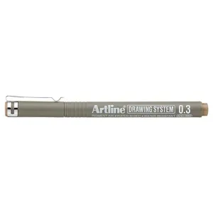 Artline Drawing System 0.3 Çizim Kalemi Uç:0,3mm Pale Brown