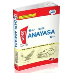 Data KPSS  Anayasa Konu Anlatımlı 2018