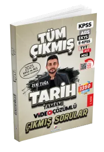 Dizgi Kitap Yayınları 2026 Tarih Tüm Sınavlar Tamamı Video Çözümlü Çıkmış Sorular