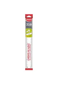 MAPED STUDY KIRILMAZ 30 cm ŞEFFAF CETVEL