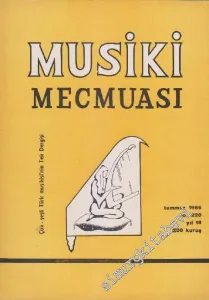 Musiki Mecmuası - Sayı: 220    Yıl: 18  Temmuz