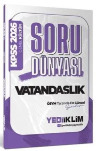 Yediiklim Yayınları 2026 KPSS Vatandaşlık Soru Dünyası Soru Bankası
