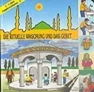 Abdest ve Namaz Almanca (2-5 Yaş) (Kod: 154)
