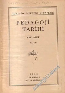 Pedagoji Tarihi -        1932