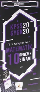 Pelikan KPSS 2020 GYGK - Tüm Adaylar İçin Matematik 10 Deneme Sınavı (Yeni)