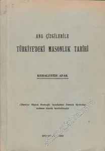 Ana Çizgileri ile Türkiye'deki Masonluk Tarihi -        1958