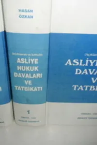 Asliye Hukuk Davaları Ve Tatbikatı / 2 Cilt Takım