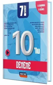 Yeni Tarz Yayınları 7. Sınıf 10 lu Deneme Sınavı