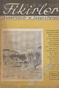 Fikirler Aylık Kültür ve Sanat Dergisi - Sayı: 12 - Yeni Seri      Haziran 1948