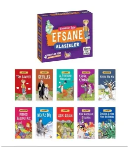 Çocuklar İçin Efsane Klasikler – (10 Kitap + Soru Kitapçığı)