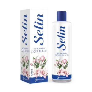 Selin Parfümlü Kolonya Çiçek Buketi 400 Ml (Kare Kutu)
