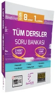 SÜPER FİYAT Karekök Yayınları 8. Sınıf LGS Tüm Dersler 1. Dönem Soru Bankası