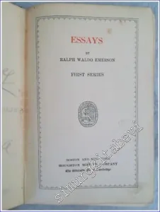 Essays : The Complete Works of Ralph Waldo Emerson in Twelve Volumes - Volume 2  -        1903
