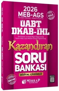 Mihrap Yayınları 2026 ÖABT MEB-AGS Din Kültürü ve Ahlak Bilgisi Öğretmenliği Kazandıran Soru Bankası Çözümlü
