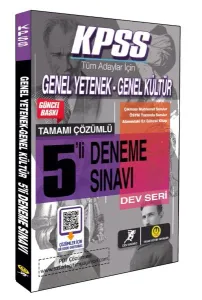 Tasarı Yayınları Dev Kadro KPSS Genel Yetenek Genel Kültür 5 Deneme Çözümlü