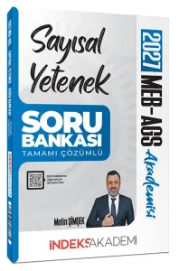 İndeks Akademi 2027 MEB-AGS Akademisi Sayısal Yetenek Soru Bankası Çözümlü