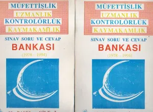 Müfettişlik Uzmanlık Kontrolörlük Kaymakamlık Sıav Soru Ve Cevap Bankası (1978-1994) 2 Cilt
