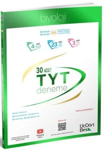 ÜçDörtBeş Yayınları 2026 TYT Biyoloji 30 Deneme