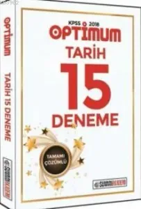 2018 KPSS Optimum Tarih Tamamı Çözümlü 15 Deneme