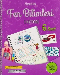 Özgün 6. Sınıf Fen Bilimleri Defteri