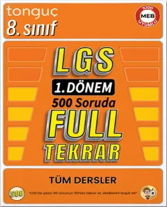 Tonguç Akademi 8. Sınıf LGS 1. Dönem Full Tekrar