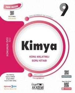 Üçgen Akademi Lise 9. Sınıf Kimya Konu Anlatımlı Soru Kitabı