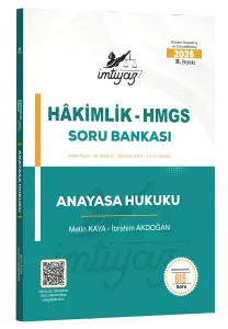 İMTİYAZ 2026 HMGS Hakimlik Anayasa Hukuku Soru Bankası
