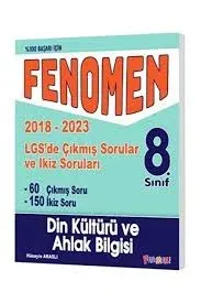 FENOMEN 8. SINIF DİN KÜLTÜRÜ VE AHLAK
BİLGİSİ LGS ÇIKMIŞ SORULAR VE İKİZ SORULAR