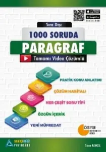 Sıradışı Analiz 1000 Soruda Paragraf Tamamı Çözümlü Konu Anlatımlı Soru Bankası (Yeni)