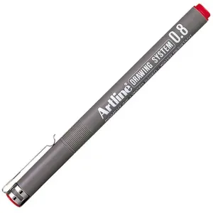 Artline Drawing System Çizim Kalemi 0.8 Kırmızı