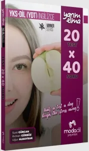 Modadil Yayınları YKS DİL YDT İngilizce Yarım Elma 20 x 40 Mini Test
