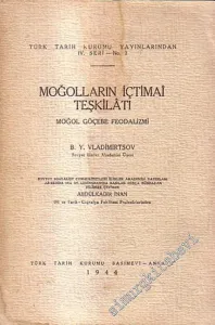 Moğolların İçtimai Teşkilatı Moğol Göçebe Feodalizmi -        1944