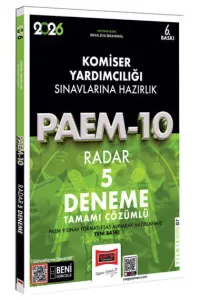 Yargı Yayınları 2026 PAEM Komiser Yardımcılığı Sınavlarına Hazırlık Radar 5 Deneme