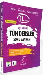 Karekök Yayınları 11. Sınıf Tüm Dersler Eşit Ağırlık Soru Bankası