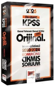 Yargı Yayınları 2026 KPSS Ön Lisans GK-GY Orijinal 2010-2024 Konu Konu Çıkmış Sorular