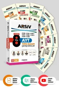 Marka Yayınları AYT Son 8 Yıl ARŞİV Serisi Tıpkı Basım Fasikül Fasikül Çıkmış Sorular