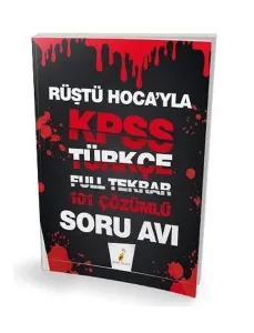 Rüştü Hoca'yla KPSS Türkçe Soru Avı 101 Çözümlü Soru