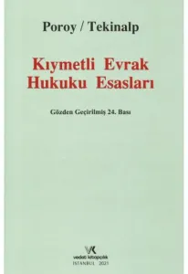 Kıymetli Evrak Hukuku Esasları
