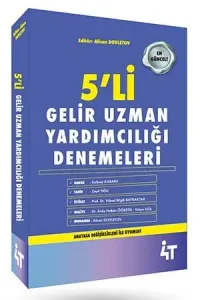 4T Yayınları Gelir Uzman Yardımcılığı 5 Deneme