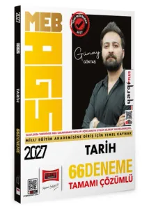 Yargı Yayınları 2027 MEB AGS Tarih Tamamı Çözümlü 66 Deneme