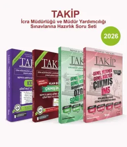 Takip İcra Müdürlüğü ve Müdür Yardımcılığı Sınavlarına Hazırlık Soru Seti