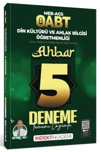 İndeks Akademi ÖABT MEB-AGS Din Kültürü ve Ahlak Bilgisi Ahbar 5 Deneme Çözümlü