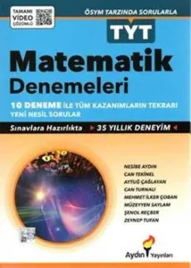 Aydın TYT Matematik 10 lu Deneme-Tamamı Video Çözümlü-YENİ