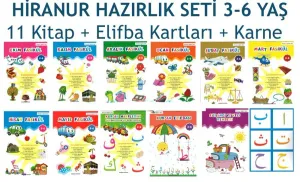 Hiranur Eğitim Seti 12 Kitap 3-6 Yaş