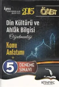 Kitapseç 2015 ÖABT Din Kültürü ve Ahlak Bilgisi Konu Anlatım 5 Deneme