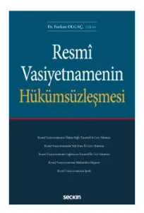Resmi Vasiyetnamenin Hükümsüzleşmesi