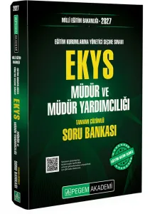 Pegem Yayınları 2027 EKYS MEB Müdür ve Müdür Yardımcılığı Soru Bankası
