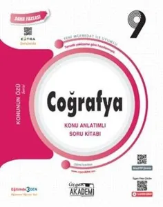 Üçgen Akademi Lise  9. Sınıf Coğrafya Konu Anlatımlı Soru Kitabı